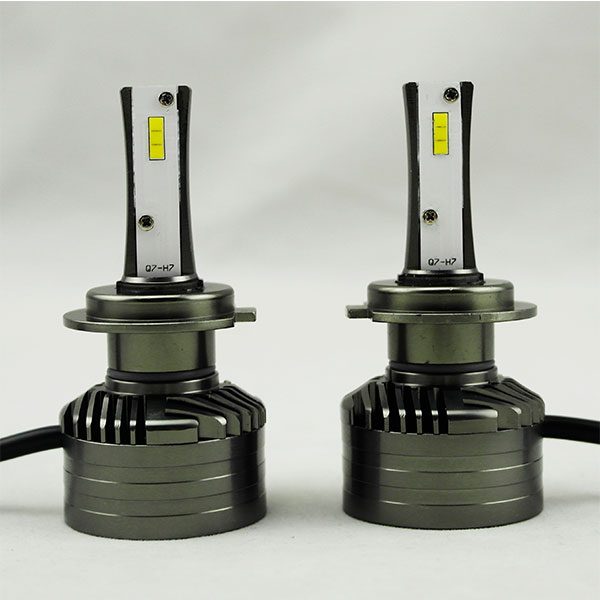 Double sides 26W 4000lm h7 car led headlight even light distribution